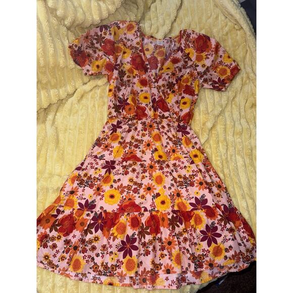 Women’s fall Gymboree Dress Family Matching Outfits Orange Size Large - Picture 1 of 5